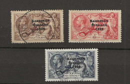 1935 USED Ireland "re-engraved" Mi A-C 61 SG 99-101 Top Values Expertisized - Gebruikt