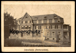 ALTE POSTKARTE RHÖNDORF LEHRERHEIM VORDERANSICHT 1916 BAD HONNEF AK Ansichtskarte Cpa Postcard - Röhndorf