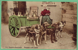 Laitière Flamande - Flemish Milk-Maid - 1933 - Kleur - Vendedores Ambulantes