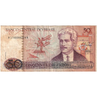 Brésil, 50 Cruzados, Undated (1986-88), KM:210b, TB - Brazilië