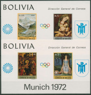 Bolivien 1972 Olympia Sommerspiele München Block 34/35 Postfrisch (C97380) - Bolivia