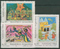 Argentinien 1984 Weihnachten Kinderzeichnungen 1719/21 Postfrisch - Nuevos