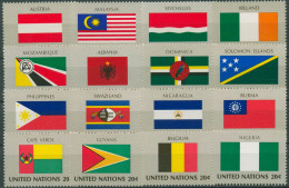 UNO New York 1982 Flaggen Der Mitgliedsstaaten 397/12 Postfrisch - Neufs