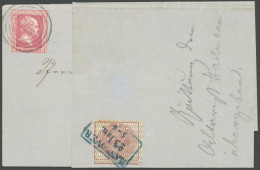 PREUSSEN 6a,Han.8b BRIEF, 1856, 1 Sgr. Rosa, Zwergschnitt, Mit Nummernstempel 596 (HEILIGENSTADT) Nach Dingelstädt Als D - Storia Postale