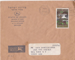 Israel - 1968 - Letter - Jerusalem To New York - Airmail - Caja 30 - Cartas & Documentos