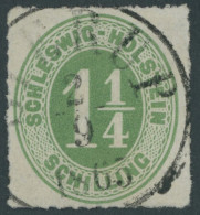 SCHLESWIG-HOLSTEIN 9 O, STERUP, K1 Zentrisch Auf 11/4 S. Olivgrün, Pracht - Schleswig-Holstein