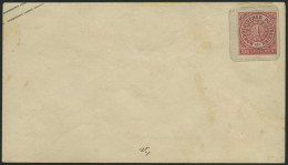 NDP U 51A BRIEF, 1863, 1 Gr. Rosa Auf 3 Ngr. Braun, Format A, Ungebraucht, Minimal Fleckig, Pracht, Mi. 110.- - Ganzsachen