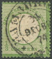 Dt. Reich 17b O, 1872, 1/3 Gr. Grausmaragdgrün Mit Hufeisenstempel HAMBURG I.A. 31 DECBR. 74 Vom Letzttag!, Feinst, Foto - Otros & Sin Clasificación