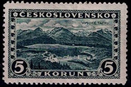 CZECHOSLOVAKIA  1926 LANDSCAPE PICTURES MI No 256 MNH VF!! - Nuevos