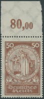 Dt. Reich 354 , 1924, 50 Pf. Nothilfe, Postfrisch, Pracht, Gepr. Schlegel - Ungebraucht