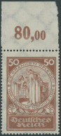 Dt. Reich 354 , 1924, 50 Pf. Nothilfe, Postfrisch, Pracht, Gepr. Schlegel - Nuovi
