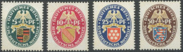 Dt. Reich 398-401 , 1926, Nothilfe, Postfrischer Prachtsatz, Mi. 230.- - Autres & Non Classés