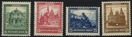 Dt. Reich 459-62 , 1931, Nothilfe, Postfrischer Prachtsatz, Mi. 240.- - Other & Unclassified