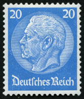 Dt. Reich 489 , 1933, 20 Pf. Hindenburg, Wz. 2, Pracht, Mi. 70.- - Unused Stamps