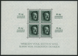 Dt. Reich Bl. 11 , 1937, Block Reichsparteitag, Pracht, Mi. 320.- - Blocks & Sheetlets