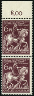 Dt. Reich 907IV , 1945, 6 Pf. Oldenburg Mit Abart Gebrochenes Schwert, Im Senkrechten Paar Mit Normaler Marke, Pracht, G - Nuevos