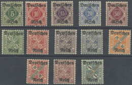 DIENSTMARKEN D 52 , 1920, Portopflichtige Dienstsache Und Amtlicher Verkehr, Postfrisch, 2 Prachtsätze, Mi. 150.- - Oficial