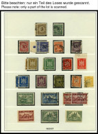 SAMMLUNGEN O, , 1923-32, Sammlung Dt. Reich Auf Lindner Falzlosseiten Mit Vielen Guten Werten, Stark Unterschiedliche Er - Used Stamps