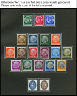 SAMMLUNGEN , 1933-45, Ungebrauchte Sammlung Dt. Reich, Bis Auf Die Blocks Komplett Im Alten Album, Fast Nur Prachterhalt - Used Stamps