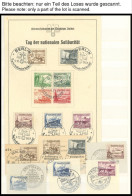 SAMMLUNGEN 1937-45, Saubere Sammlung Von 450 Werten Auf Briefstücken Mit Sonderstempeln, Alle Verschieden, Prachtsammlun - Andere & Zonder Classificatie