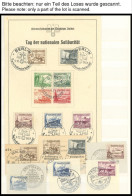SAMMLUNGEN 1937-45, Saubere Sammlung Von 450 Werten Auf Briefstücken Mit Sonderstempeln, Alle Verschieden, Prachtsammlun - Autres & Non Classés