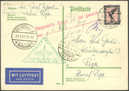 ZEPPELINPOST 88Ea BRIEF, 1930, Ostseefahrt, Rückfahrt, Auflieferung Berlin, Prachtkarte - Posta Aerea & Zeppelin