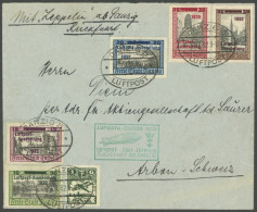 ZEPPELINPOST 170B BRIEF, 1932, LUPOSTA-Fahrt, Danziger Post, Rückfahrt, Brief In Die Schweiz, Feinst - Correo Aéreo & Zeppelin