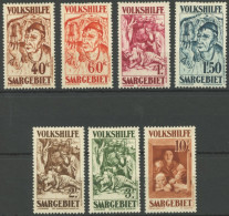 SAARGEBIET 144-50 , 1931, Gemälde III, Falzrest, Prachtsatz, Mi. 200.- - Otros & Sin Clasificación