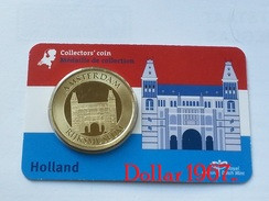 Collectors Coin - Coincard -THE NETHERLANDS – AMSTERDAM RIJKSMSEUM  - Pays-Bas - Pièces écrasées (Elongated Coins)