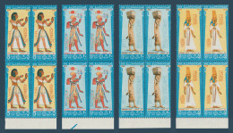 Egypt - 1969 - Blocks Of 4 Sets - ( Post Day - Pharaonic Dresses ) - MNH (**) - Unused Stamps
