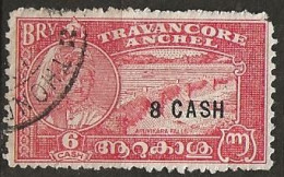 Timbre Travancore 1943 - Travancore