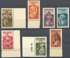 SAARGEBIET 171-77 , 1934, Standbilder Aus Kirchen, Postfrischer Prachtsatz, Mi. 280.- - Autres & Non Classés