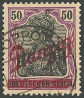 FREIE STADT DANZIG 39 O, 1920, 50 Pf. Kleiner Innendienst, Pracht, Gepr. Soecknick, Mi. 350.- - Andere & Zonder Classificatie