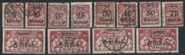 FREIE STADT DANZIG 181-92 O, 1923, Großes Wappen, Prachtsatz, Mi. 220.- - Autres & Non Classés