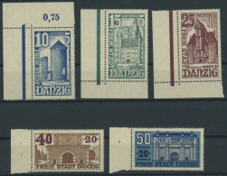 FREIE STADT DANZIG 262-66 , 1936, Bauwerke, Postfrischer Prachtsatz, Mi. 100.- - Otros & Sin Clasificación