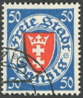 FREIE STADT DANZIG 296 O, 1939, 50 Pf. Lebhaftblau/zinnoberrot, Wz. 5, Pracht, Gepr. Gruber, Mi. 160.- - Sonstige & Ohne Zuordnung