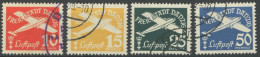 FREIE STADT DANZIG 298-301 O, 1938, Flugpost, Wz. 5, Prachtsatz, Endwerte Gepr. Gruber, Mi. 100.- - Otros & Sin Clasificación