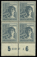 ALLIIERTE BES. 947HAN , 1947, 12 Pf. Dunkelgrautürkis Mit HAN 4113.47 1, Pracht, Mi. 100.- - Sonstige & Ohne Zuordnung