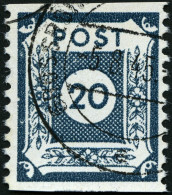 OST-SACHSEN 48cE O, 1945, 20 Pf. Schwärzlichblaugrau Großröhrsdorf, Pracht, Gepr. Ströh, Mi. 75.- - Autres & Non Classés