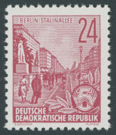 DDR 414XII , 1953, 24 Pf. Bräunlichkarmin, Wz. 2XII, Postfrisch, Pracht, Gepr. König, Mi. 80.- - Other & Unclassified