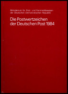 JAHRESZUSAMMENSTELLUNGEN J 1 , 1984, Jahreszusammenstellung, Pracht, Mi. 100.- - Ongebruikt