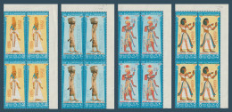 Egypt - 1969 - Corner, Blocks Of 4 Sets - ( Post Day - Pharaonic Dresses ) - MNH (**) - Neufs