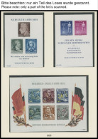 SAMMLUNGEN , Postfrische Sammlung DDR Von 1953-62 Auf Lindner Falzlosseiten, Ab 1955 In Den Hauptnummern Komplett, Prach - Other & Unclassified