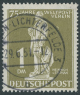 BERLIN 40V O, 1949, 1 M. Stephan Mit Plattenfehler Großer Fleck In Markenfarbe Neben Der Rechten Hand, Winzige Knittersp - Other & Unclassified