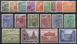 BERLIN 42-60 , 1949, Bauten, Prachtsatz, Mi. 750.- - Usados