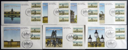 AUTOMATENMARKEN A 1VS 1,VS 2 BRIEF, 4.5.1987, 2 Komplette Versandstellen-Sätze Auf FDC`s, Pracht - Brieven En Documenten