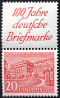 ZUSAMMENDRUCKE S 4 , 1949, Bauten R1a + 20, Heftchenzähung, Pracht, Mi. 90.- - Zusammendrucke