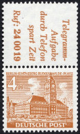 ZUSAMMENDRUCKE S 8 , 1952, Bauten R5 + 4, Heftchenzähnung, Pracht, Mi. 90.- - Se-Tenant