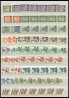 ROLLENMARKEN , 1961-73, Partie Rollenmarken Mit 5er-, 6er- Und 11er-Streifen Sowie Farbigen Zählnummern, U.a. Mit Mi.Nr. - Roulettes