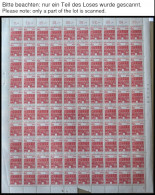 ENGROS 243,244,247 , 1964/5, 15, 20 Und 60 Pf. Bauwerke, Je Im Bogen (100), Mi.Nr. 243 Mit Druckereichzeichen 12 Und Nr. - Collections